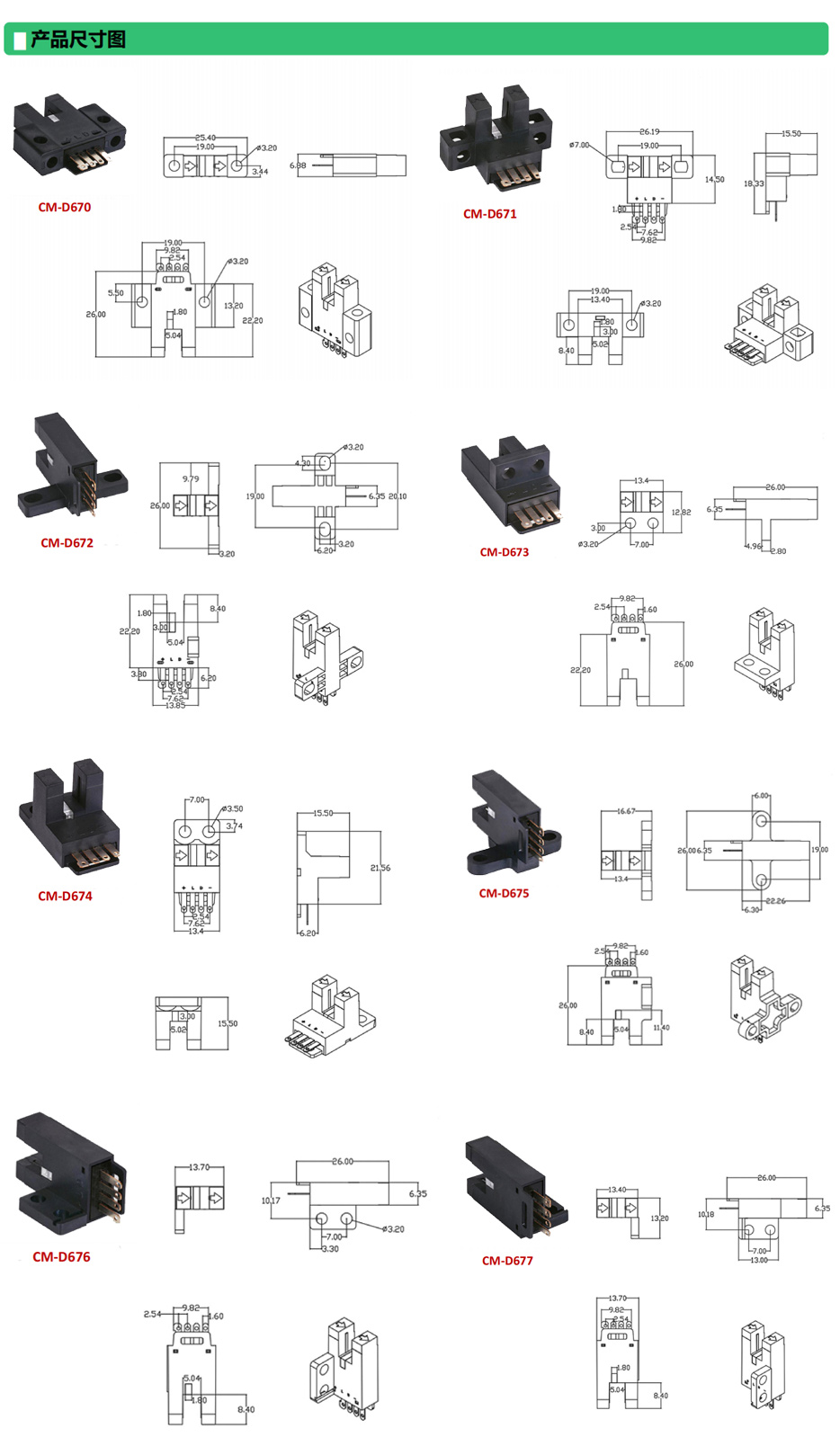 槽型光電(diàn)传感器尺寸图CM-D系列.jpg