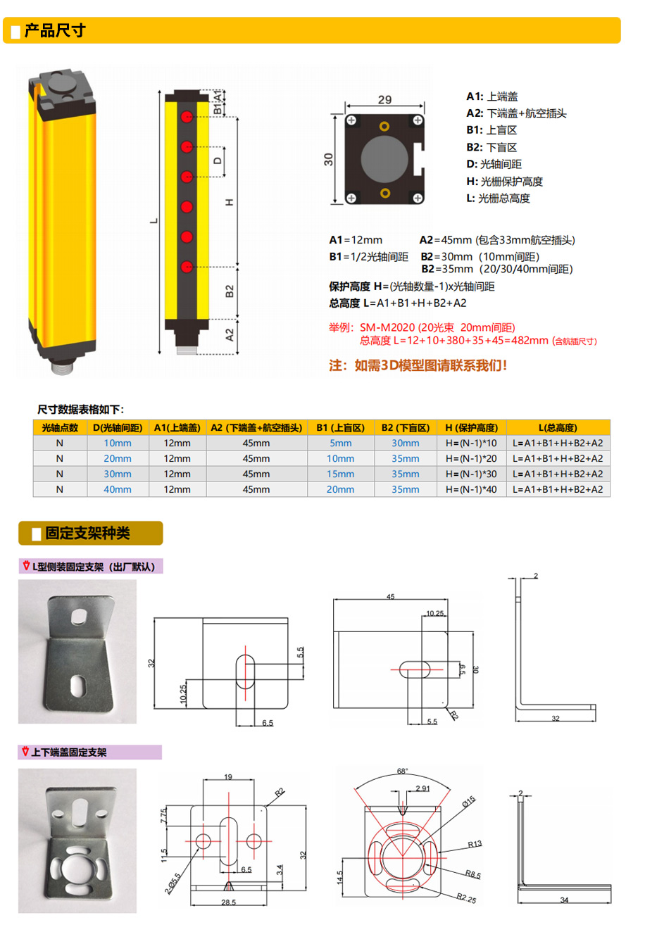 SM-M系列通用(yòng)型安全光栅产品尺寸.jpg