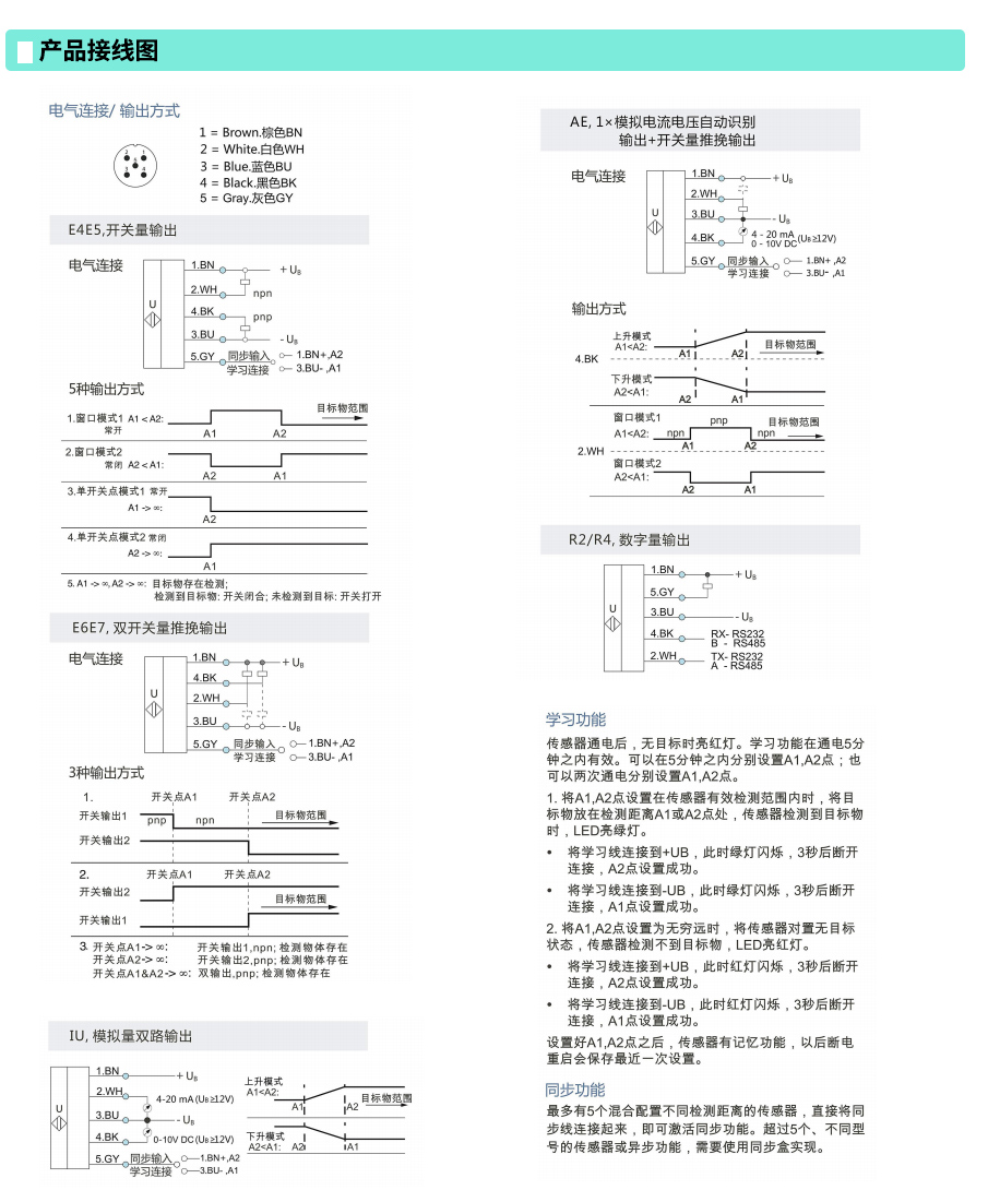 MJ1000系列超声波位移传感器接線(xiàn)图.jpg